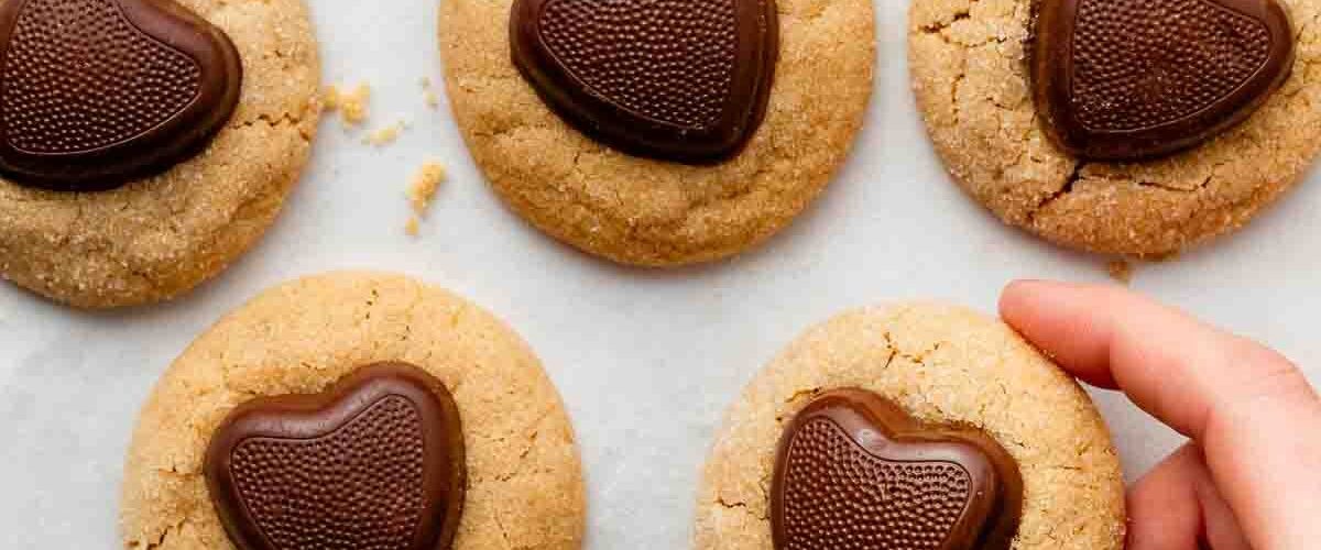 peanut butter valentines day cookies 2