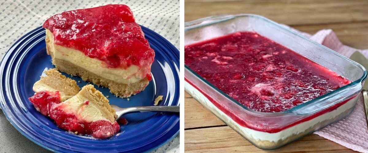 strawberry cheesecake tray